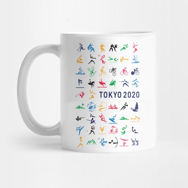 Olympics Tokyo 2020  Games pictograms by Aldebaran